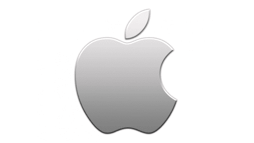 Apple logo.